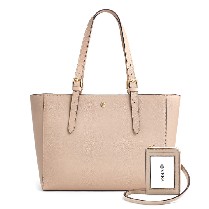 VERA The First Bag with Badge in Nude
