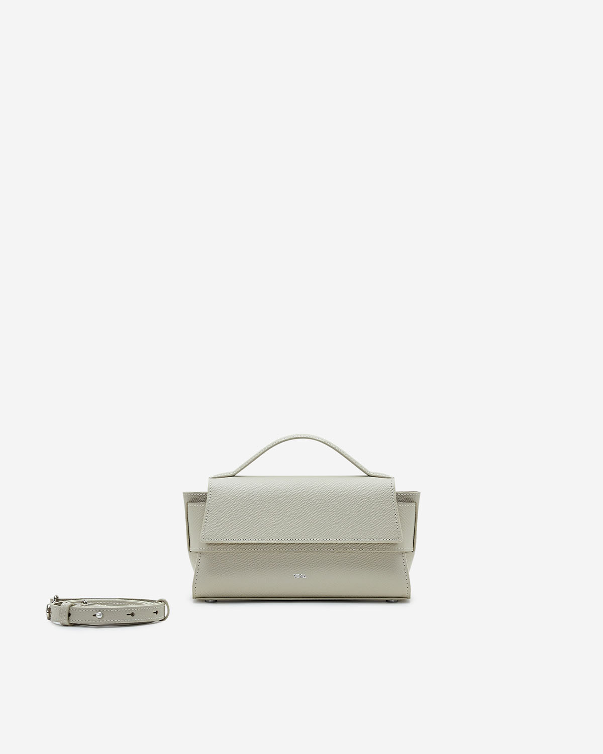 กระเป๋าถือกระเป๋าสะพายหนังแท้ VERA Margo Longo สี Calming Beige